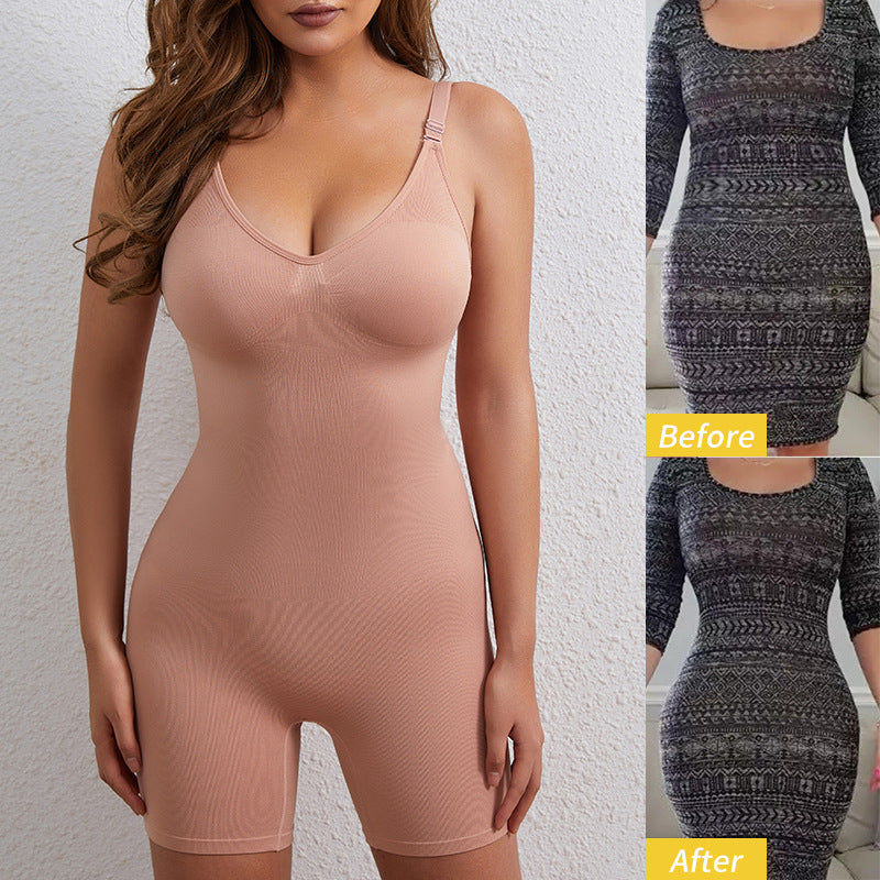 Seamless Tummy Control Shortie Bodysuit, view 2 of 30