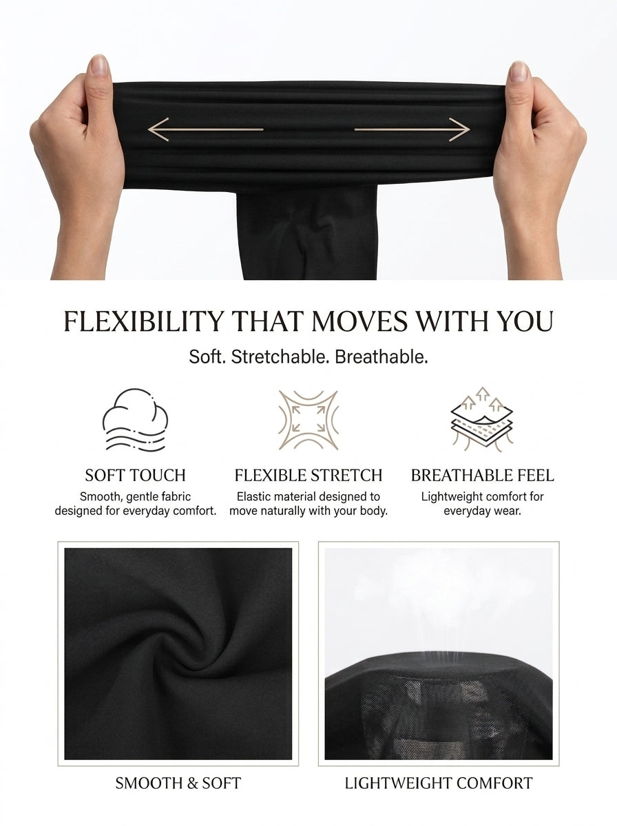 Black – Seamless Low Back Mid-Thigh Bodysuit