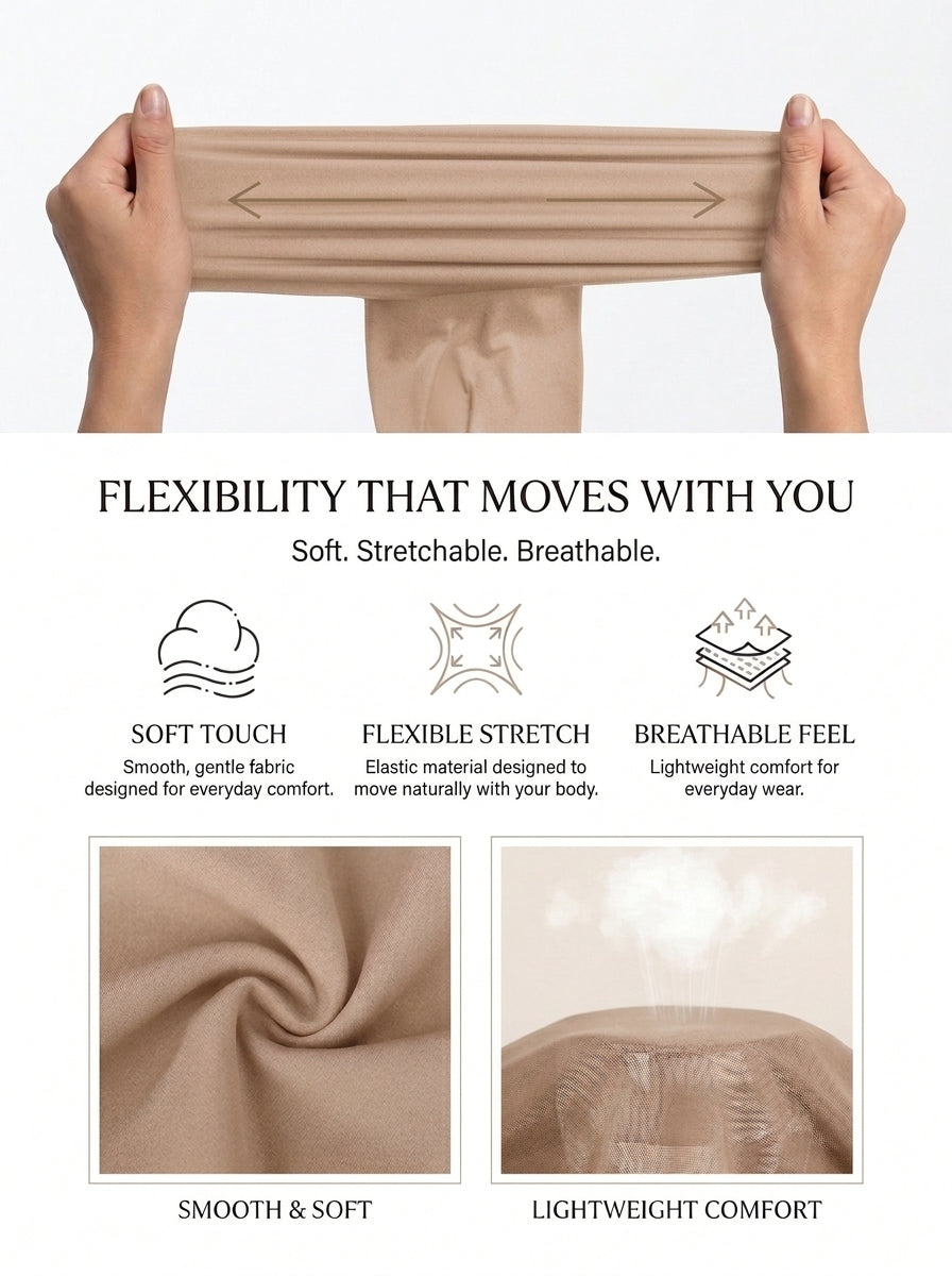 Nude – Seamless Low Back Mid-Thigh Bodysuit