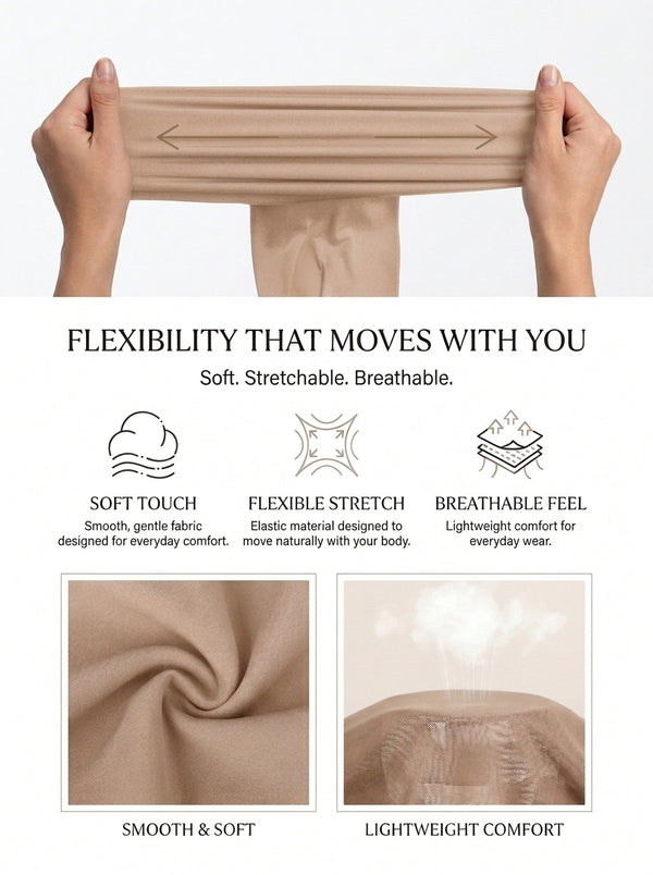 Nude – Seamless Low Back Mid-Thigh Bodysuit
