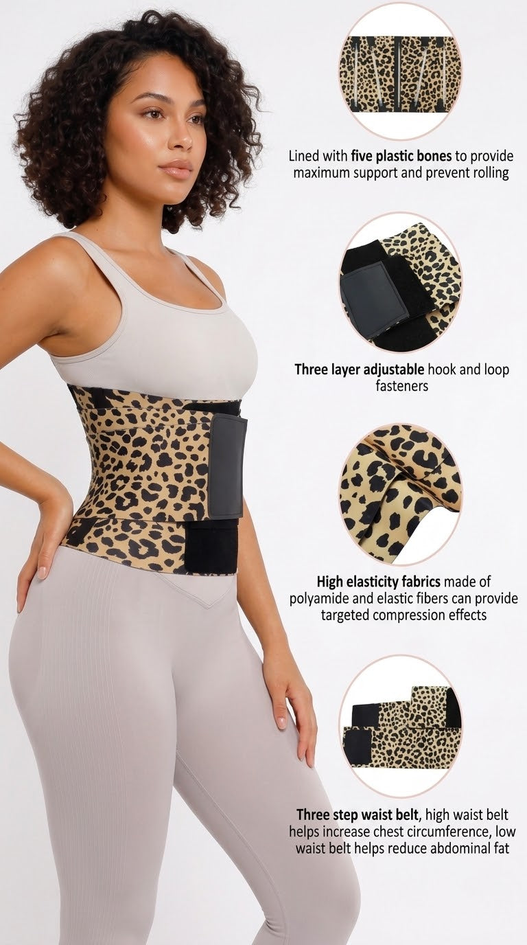 Leopard – Adjustable Tummy Control Waist Trainer