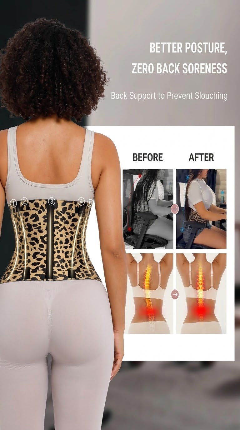 Leopard – Adjustable Tummy Control Waist Trainer