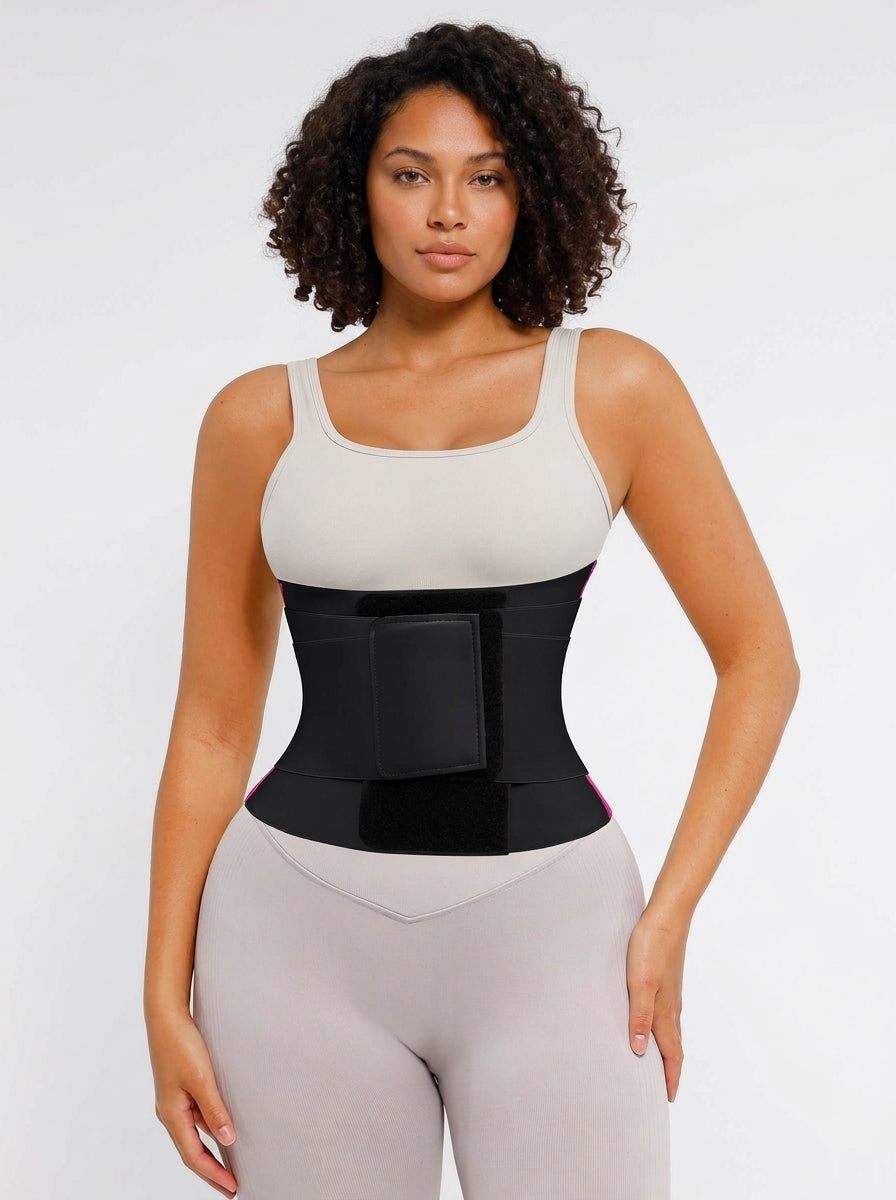 Raspberry Red – Adjustable Tummy Control Waist Trainer